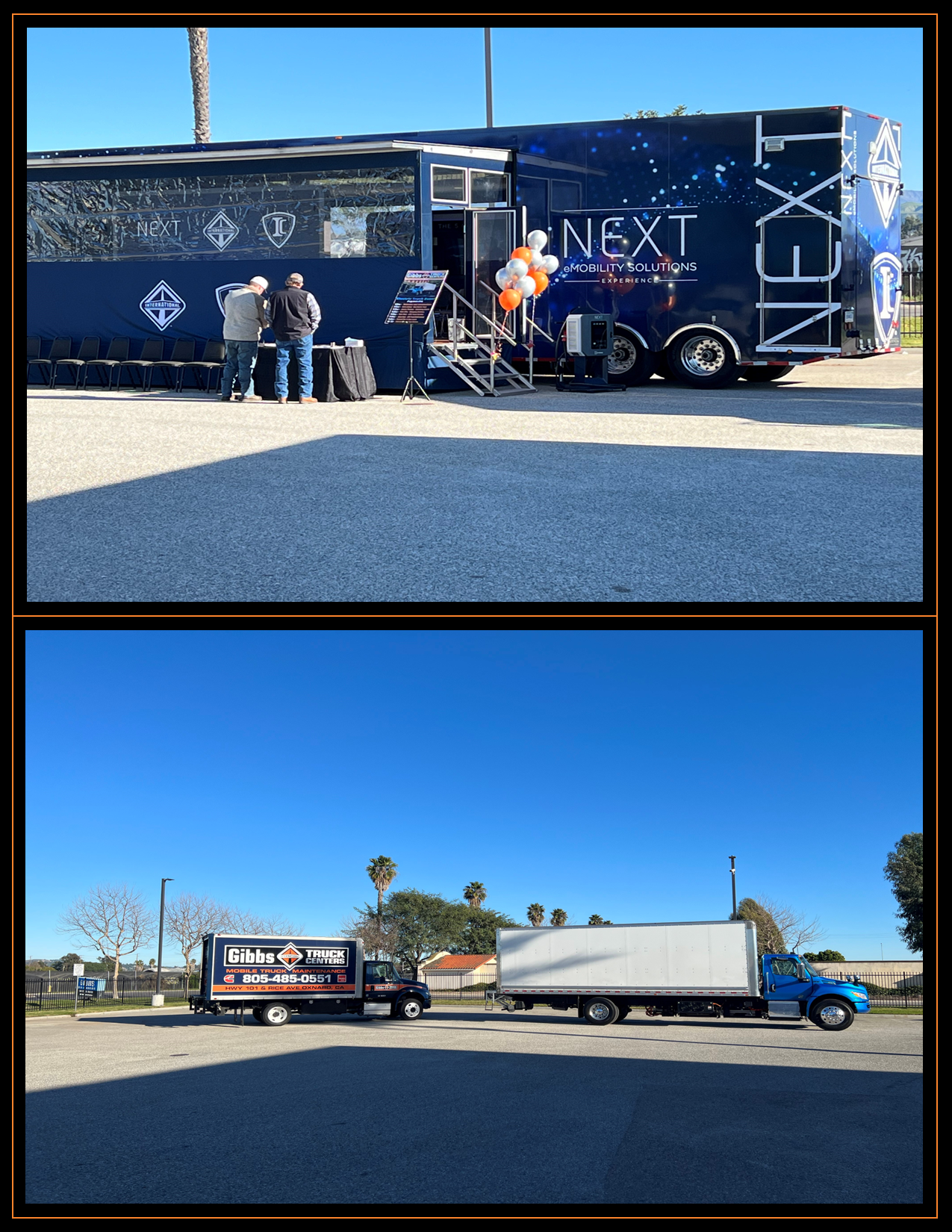 EMV Truck Event Collage